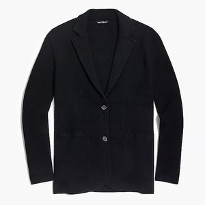J.Crew Factory Sweater Blazer - Black